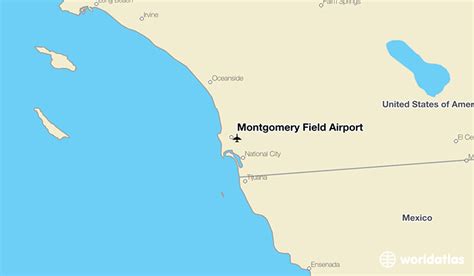 Montgomery Field Airport (MYF) - WorldAtlas