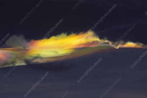 Iridescent clouds - Stock Image - C007/7828 - Science Photo Library