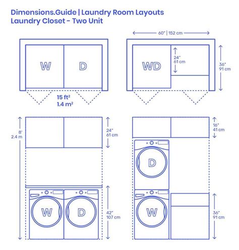 Standard Washer and Dryer Dimensions (with Photos) | Upgradedhome.com