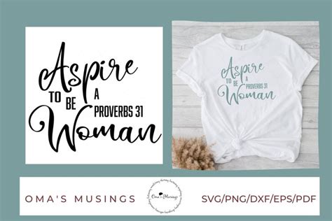 Proverbs 31 Woman SVG - Christian SVG Design