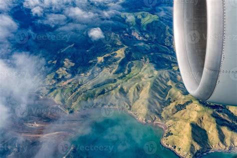 new zealand northern island aerial landscape 17416681 Stock Photo at ...