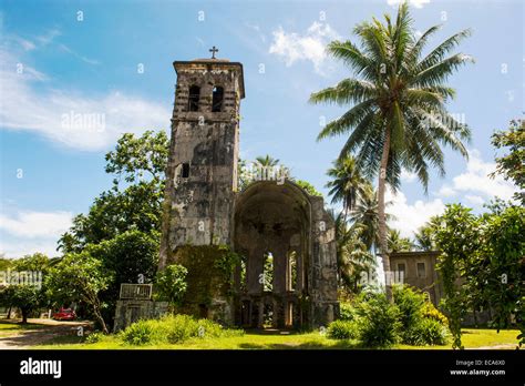 Old ruins of a church, Pohnpei, Micronesia Stock Photo: 76442296 - Alamy