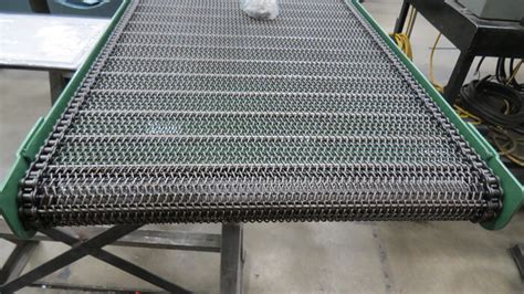 Wire Mesh Belt Conveyors, Horizontal, Woven Wire Mesh, Steel, Stainless ...