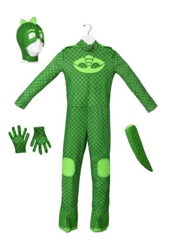 Boys Deluxe PJ Masks Gekko Costume | Kids Halloween Costume