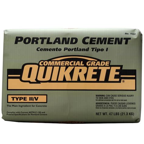 QUIKRETE Portland 47-lb Ii/V Cement at Lowes.com