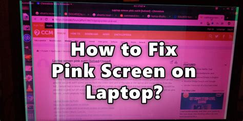 How to Fix Pink Screen on Laptop | 100% Working Method (2024)