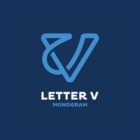 Letter V Monogram Logo 9538075 Vector Art at Vecteezy