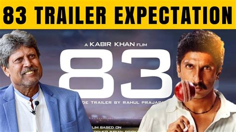 83 Movie Trailer |Kapil Dev | Kabir Khan |Ranveer Singh | Deepika Padukone | Moviedarbar - YouTube