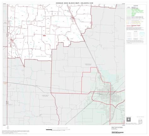 2000 Census County Subdivison Block Map: Celeste CCD, Texas, Block 2 - The Portal to Texas History