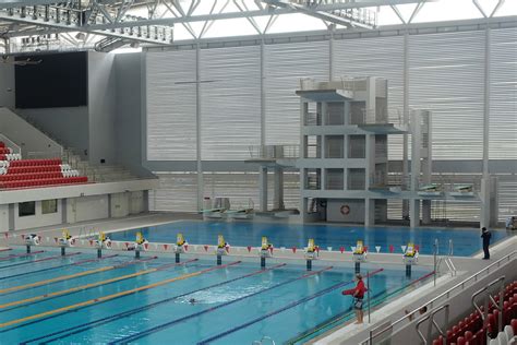 Olympic Size Swimming Pool Complex - World Class Diving Bubbler Spargers