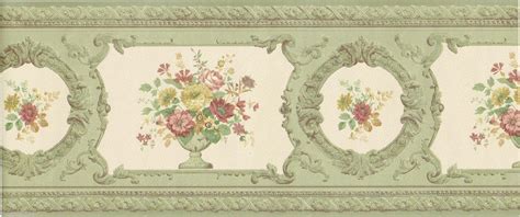 Satin Victorian Floral Wallpaper Border FDB02010 979b02010 CLEARANCE ...