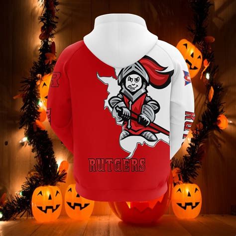 Rutgers Scarlet Knights Hoodies Mascot long sleeve gift for fan -Jack ...