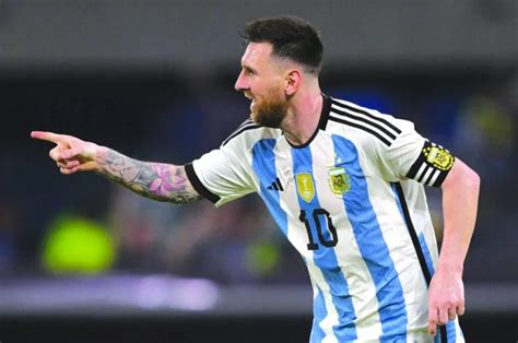 Messi scores 100th Argentina goal in Curacao romp - Gulf Times