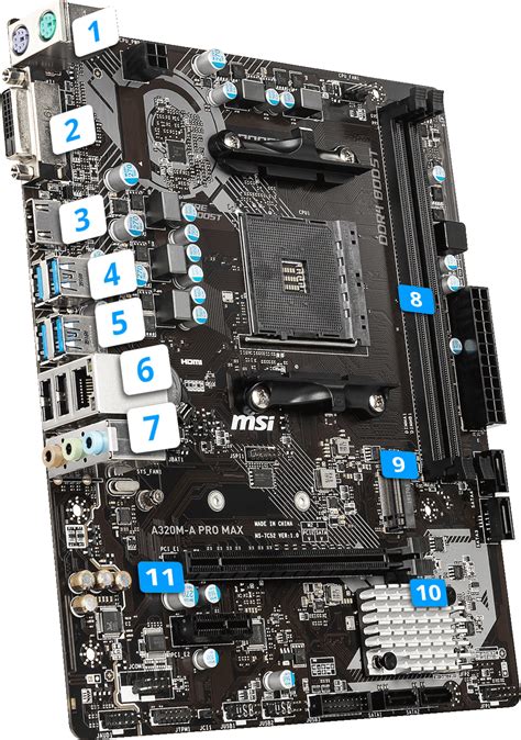 A320M-A PRO MAX | Motherboard | MSI Global