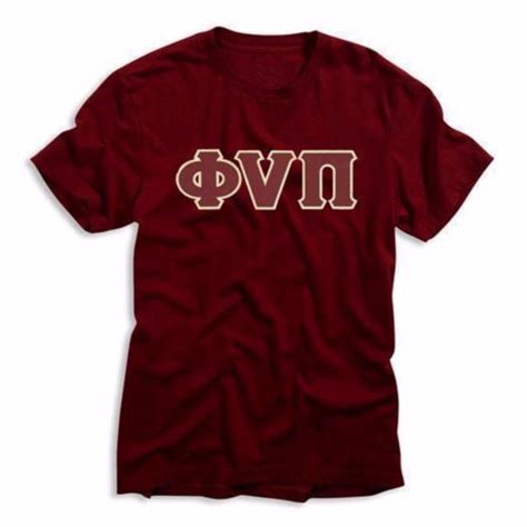 Kappa Alpha Psi Old Skool Phi Nu Pi 3-Letter Tee (Krimson or Maroon ...