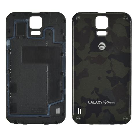 Samsung Galaxy S5 Active G870 G870A Back Cover Battery Door, Camo Green ...