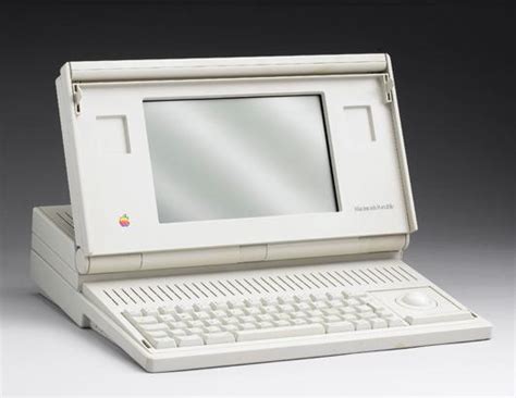 1989 - Macintosh Portable was the first real laptop. | Apple computer ...