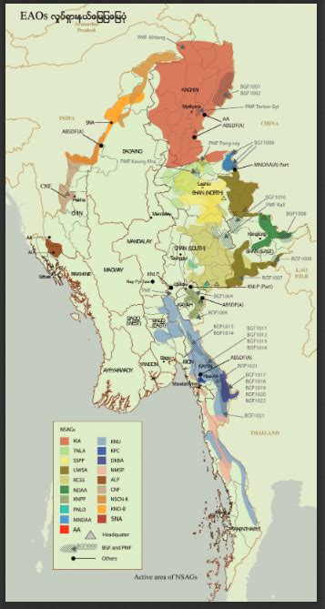 BURMA'S CIVIL WAR RAGING : More than seven decades later no ending of conflict in sight - Shan ...