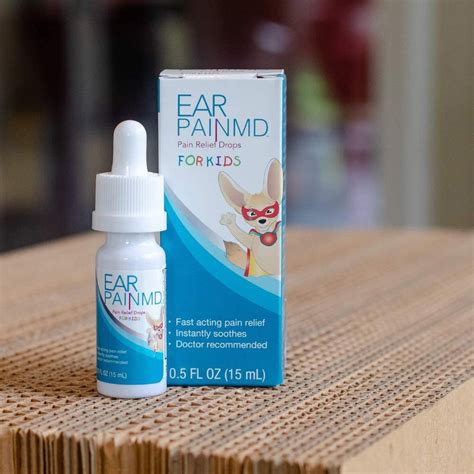 Ear Pain MD, Ear Pain Relief Drops, Earache Drops, Fast Pain Relief, 0.5 Oz - Tanga