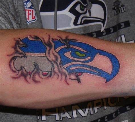 Seahawks Tattoos Designs, Ideas and Meaning | Tattoos For You