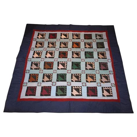 Amish Baskets Quilt from Ohio For Sale at 1stDibs