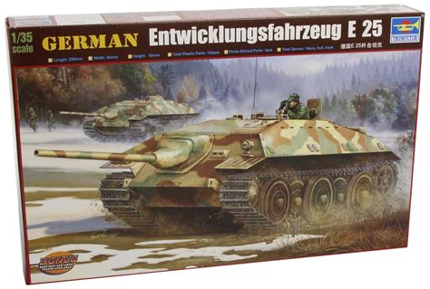 Amazon.com: Trumpeter 1/35 German E25 Tank Destroyer: Toys & Games