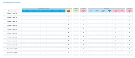 Free Payroll Templates — Clockify