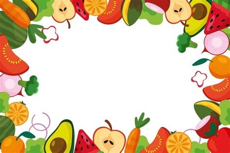 Fruit and Vegetables Background | Free Vector