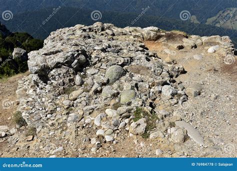 Conglomerate Rock with Gravel, Clasts and Pebbles Stock Photo - Image ...