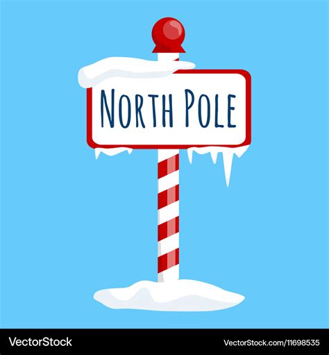 North Pole Sign Printable - Printable Word Searches