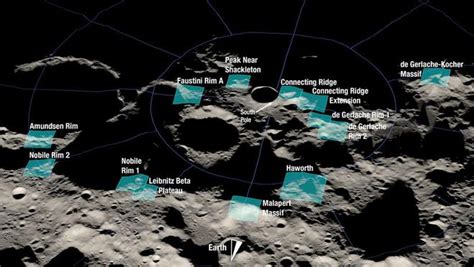 NASA公布重返月球计划登陆点 13个候选位置均位于南极附近_3DM单机