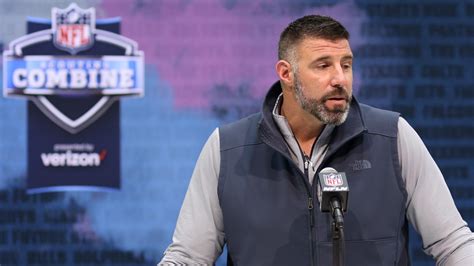 Hot Topics With Titans Coach Mike Vrabel at the NFL Combine