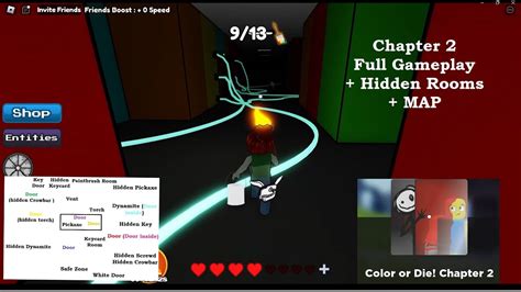 Roblox Color or Die Chapter 2 Full Gameplay + Hidden Rooms + Map! New ...