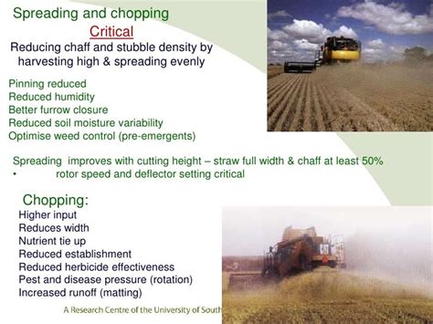 Crop residue management