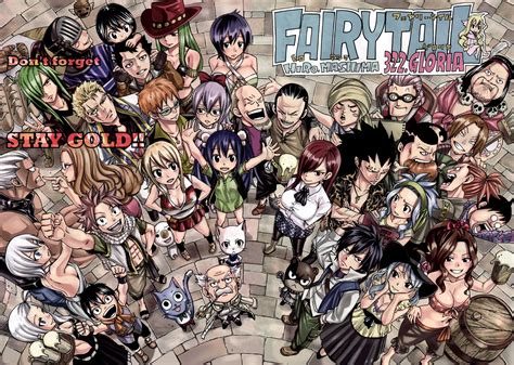 Fairy Tail HD Wallpaper - Stay Gold! by Hiro Mashima