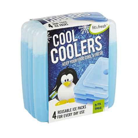 Fit & Fresh Cool Coolers Slim Reusable Ice Packs for Lunch Boxes Best Offer - iNeedTheBestOffer.com