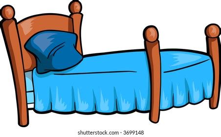 Buy Get Free Bed Clipart, Bedroom Clip Art, Bed Sheets And Pillow ...