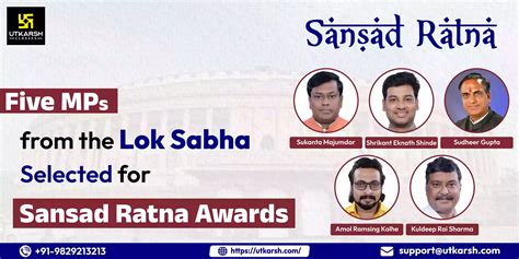 Sansad Ratna Awards, 5 MP Elected From The Lok Sabha