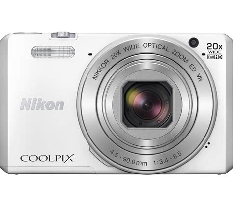 NIKON COOLPIX S7000 Superzoom Compact Camera - White Deals | PC World