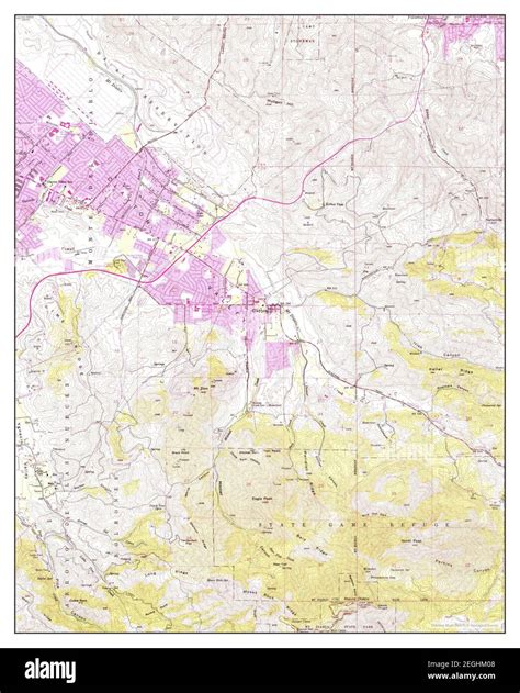 Clayton, California, map 1953, 1:24000, United States of America by Timeless Maps, data U.S ...