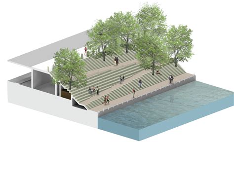 Gallery of Chicago Riverwalk Proposal / Sasaki Associates + Ross Barney Architects - 1