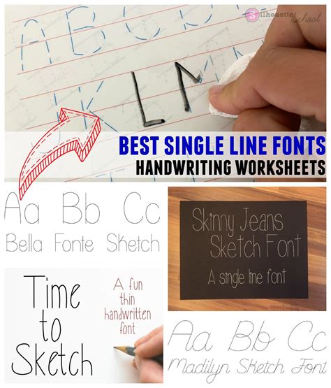 DIY Reusable Tracing and Handwriting Sheets - Silhouette School