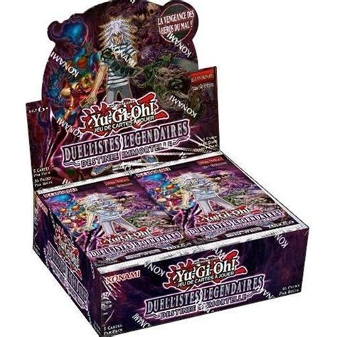 YU-GI-OH! Konami Boîte 36 Boosters Duellistes Légendaires : Destinée Immortelle - FR - Cdiscount ...