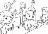 Gambar Mewarnai Sekolah sketch template