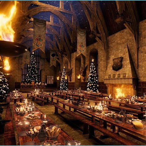 Harry Potter Christmas, Hogwarts Great Hall HD phone wallpaper | Pxfuel