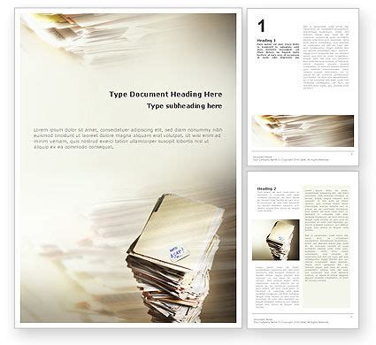 Dossier Word Templates Design, Download now | PoweredTemplate.com