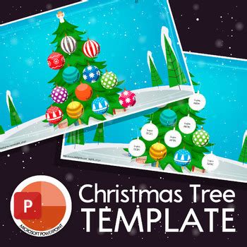 Christmas Tree PowerPoint TEMPLATE №149 by English PROPS | TPT