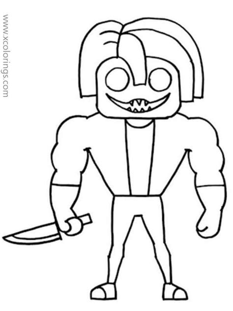 Piggy Roblox Coloring Pages Bakon. | Avengers coloring pages, Coloring ...