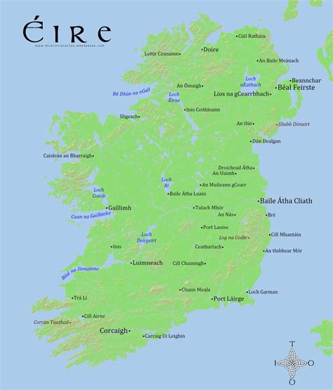 mapsontheweb | Eire, Ireland map, Ireland