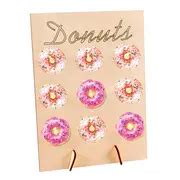 Wooden Doughnut Rack Donut Wall Stand Dessert Shelf - Temu